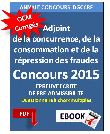 Qcm Corriges Adjoint De Controle Dgccrf